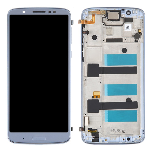 Pantalla Lcd Azul Con Marco Para Motorola Moto G6 Plus