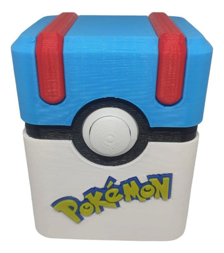 Pokemon Deckbox Superbox Cartas Caja P/guardar Impresion 3d