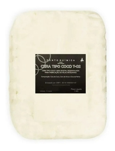 Imagem 2 de 2 de Base Cera De Coco Vegetal T2 1kg Entrega Rápida