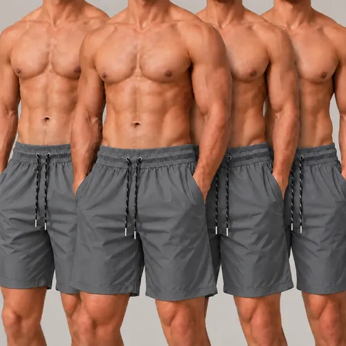 Urban Republic Kit 4 Bermudas Shorts Masculina Tactel Urban Republic Praia