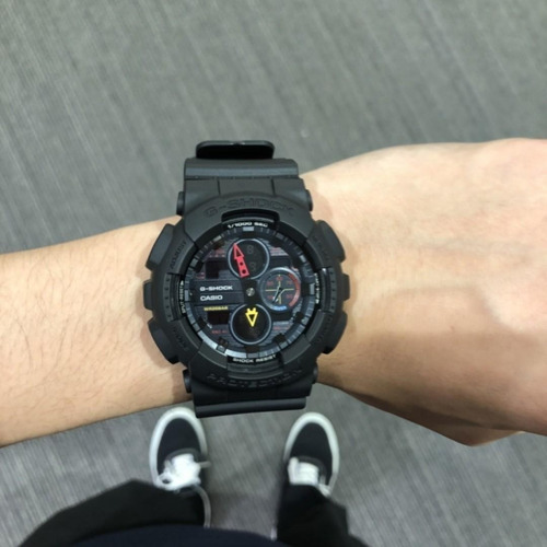 Relógio Casio G-shock Preto Ga-140bmc-1adr + Garantia + Nfe