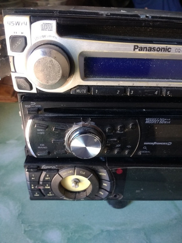 Lote Com 2 Toca Cds + Um Dvd Todos Com Defeito.