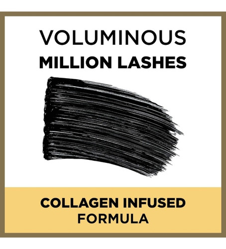 Rímel Loreal Voluminous Million Lashes 635 Blackest Black