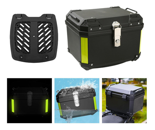 Capa Superior Para Motocicleta 45l, Porta-malas Com Base