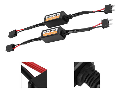 Dispositivo Decodificador De Faros Led Canbus, 2 Unidades, A