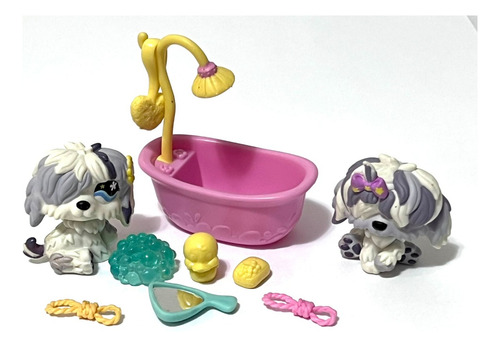 Littlest Pet Shop #465 #466 Pares De Mascotas + Acces Hasbro (Usado)