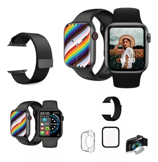 Smartwatch Feminino W37 Pro Rose - 3 Pulseiras + 2brindes Nf