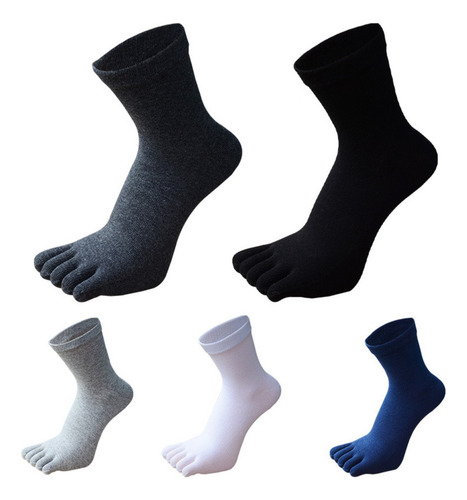 Calcetines Hombre 5 Pares Deportes Correr Cinco Dedos Del