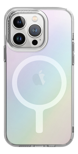 Carcasa Para iPhone 15 Pro - Marca Uniq Modelo Lifepro Xtreme - Compatible con Magsafe - Color Iridescente