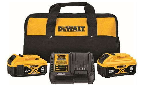 Kit Dewalt  Bolso Contratista + Cargador Batería 6ah // 4ah 