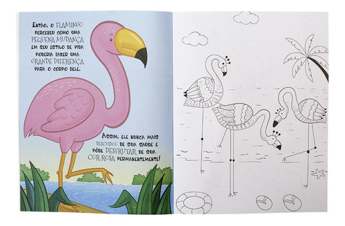 Conto e Cor: O Flamingo Rosa, de BAP Educare Pvt. Ltd.. Editorial Todolivro Distribuidora Ltda. em português, 2021