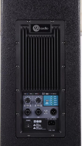 Caixa Coluna Ativa Mj Audio Bw13-08a 1500w Dsp 4x8 Bivolt