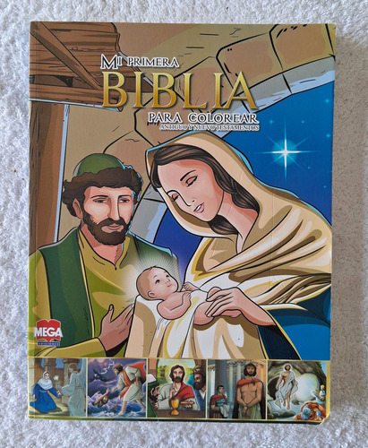 Mi Primera Bibila Para Colorear Antiguo Y Nuevo Testamento (Usado)