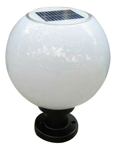 Lámpara De Bola Redonda De Acrílico Led Solar Power Para Par