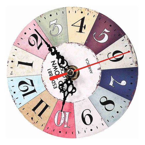 Reloj De Pared De Mdf Antiguo De 32 Pulgadas, 1 Pieza, Artís