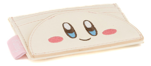 Tarjetero Kirby Nintendo Cartera Portatarjetas Color Crema