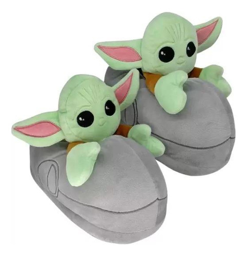 Pantufa Baby Yoda 3d Calçado Unissex Adulto - Zona Criativa