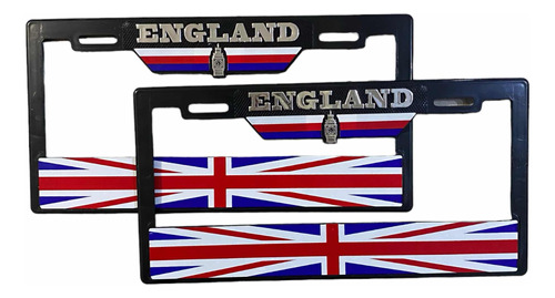 Par Marco Porta Placa England Auto Y Camioneta