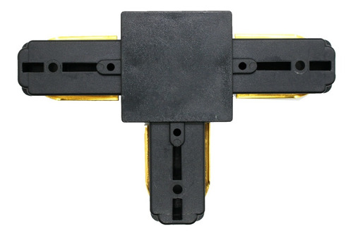 Plug Conector Emenda T Preto Para Trilho Eletrificado