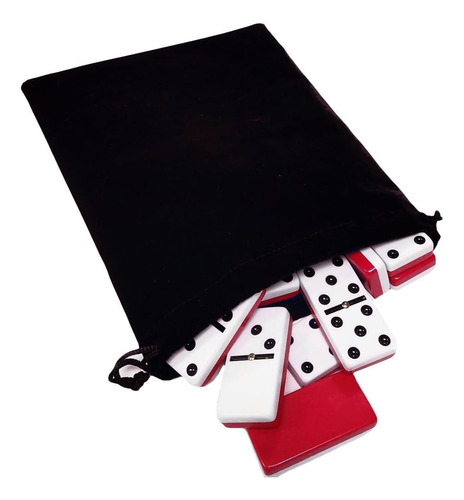 Marion Domino Double Six 6 Tailes De Dos Tonos Rojos Y Jumbo