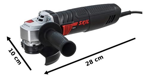 Amoladora angular Skil Esmerilhareida Angular F0129002AL de 50 Hz/60 Hz color negro 700 W 220 V + accesorio