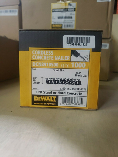 Caja De Clavos Dewalt 1 Pulgada