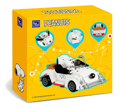 Pantasy Peanuts Roadster Snoopy Juego De Construcción Cantidad De Piezas 148
