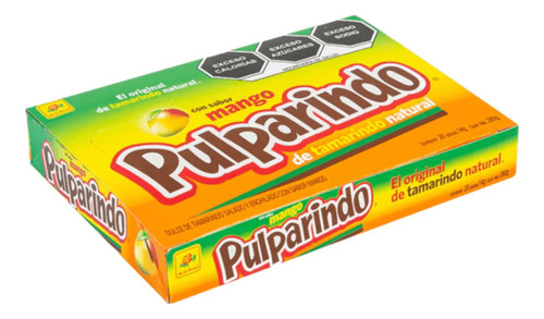 De La Rosa Pulparindo Grande Mango 20pzs