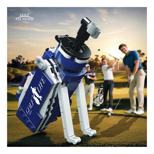 Juego De Construcción De Juguetes De Bolsas De Golf Con Lego