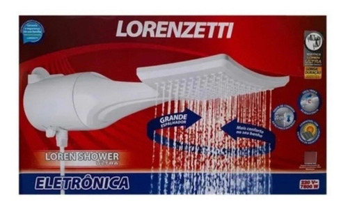 Chuveiro Loren Shower Eletrônico 220v 7500w