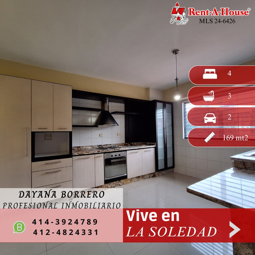 Amplio Apartamento En Piso Bajo En Venta En La Soledad Con Pozo De Agua Y Planta Eléctrica Total Db 24-6426