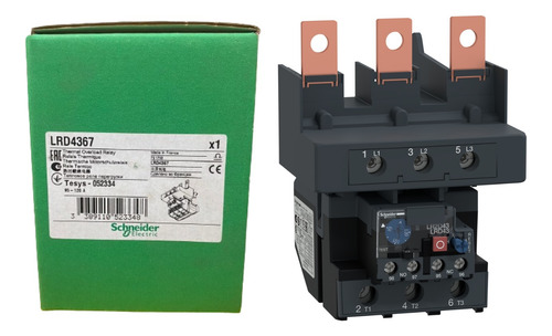 Relé De Sobrecarga Térmica 95-120a Lrd4367 Schneider