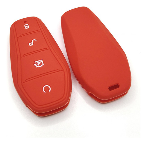 5 Funda De Silicona Para Llave De Coche, Reemplazo De Rojo