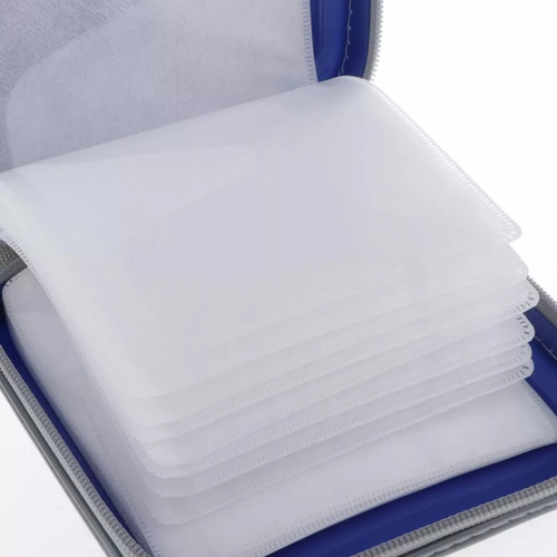 Estuche Porta Para 40 Cd/dvd/blu-, Portafolios Para Guardar