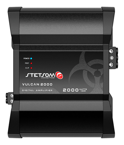 Módulo Amplificador Stetsom Vulcan 2000w Rms 1 Canal 1 Ohm