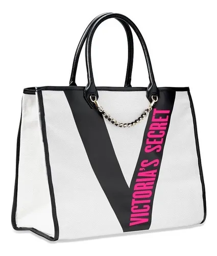 Bolsa Victoria's Secret Letra V Rosa Mexicano Tote Pink Muje