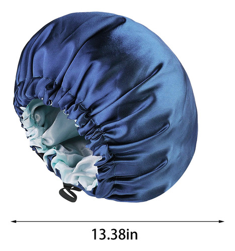 Nuevo Gorra De Satén De Seda Reversible En V For Dormir,