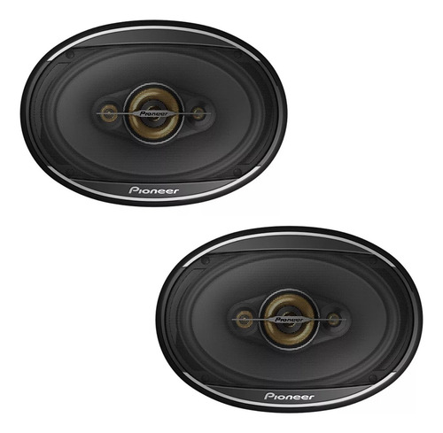 Parlantes Ovalados Pioneer Ts-a6978s Color Negro