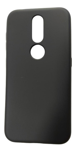 Estuche Forro Goma Para Nokia 4.2 + Vidrio Ceramico