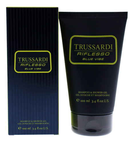 Trussardi Riflesso Blue Vibe Men Champú Y Gel De Ducha 3.4.