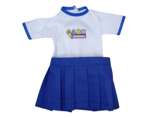 Uniforme Escolar Boneca Baby Aliver Ou Similares