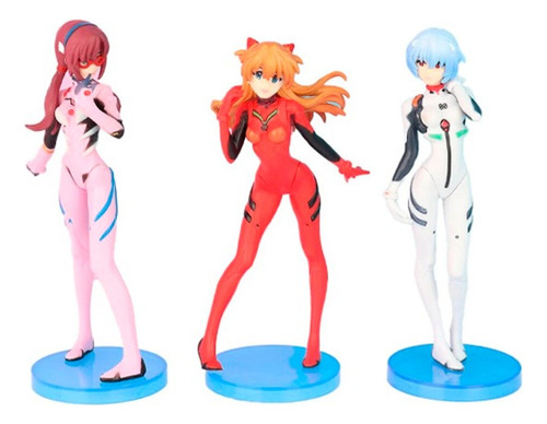 Neon Genesis Evangelion - Kit 3 Action Figures