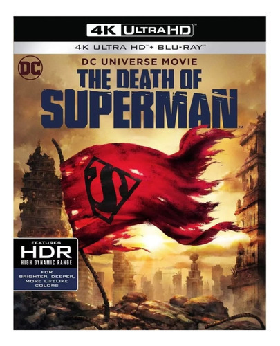 4K Ultra Hd + Blu-ray The Death Of Superman / La Muerte De Superman