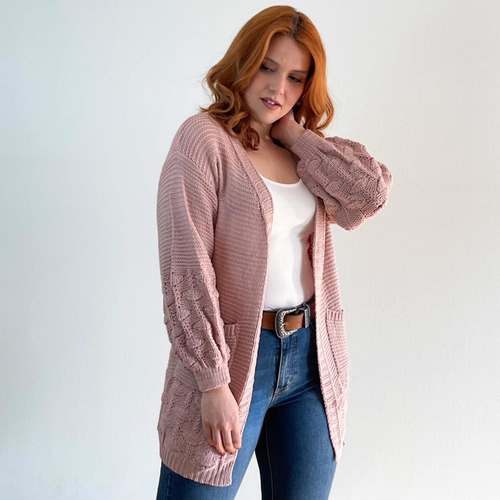 Imagen 2 de 2 de Cárdigan Mujer Lana Tassel