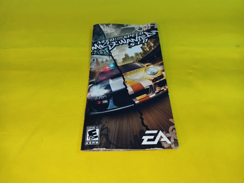 Manual Original Need For Speed Most Wanted 510 Psp