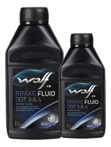 Liga De Frenos Wolf Brake Fluid 3&4 250ml