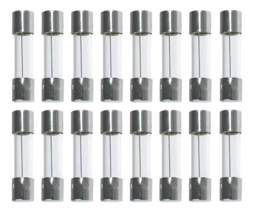 16 Fusível Variados 0,5a 1,0a 5a 10a 15a 20a 25a 30a 5x20mm