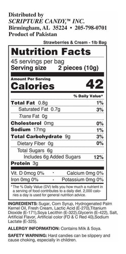 Fresas Y Crema 1lb Bolsa (1)