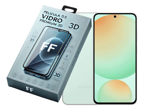 3 Película De Vidro 3d Para Samsung Galaxy S24 Fe S24fe