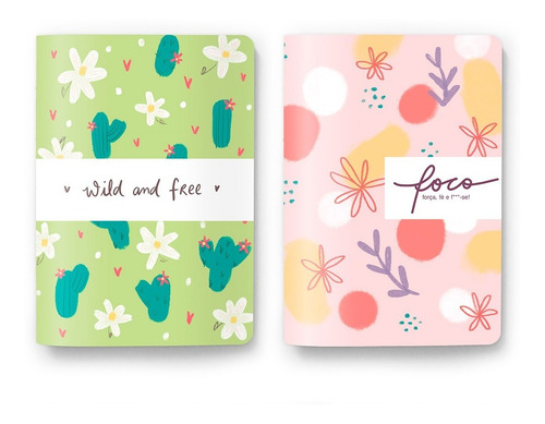 Pack 2 Cadernos Bullet Journal, Sketchbook Ou Pautado - A5
